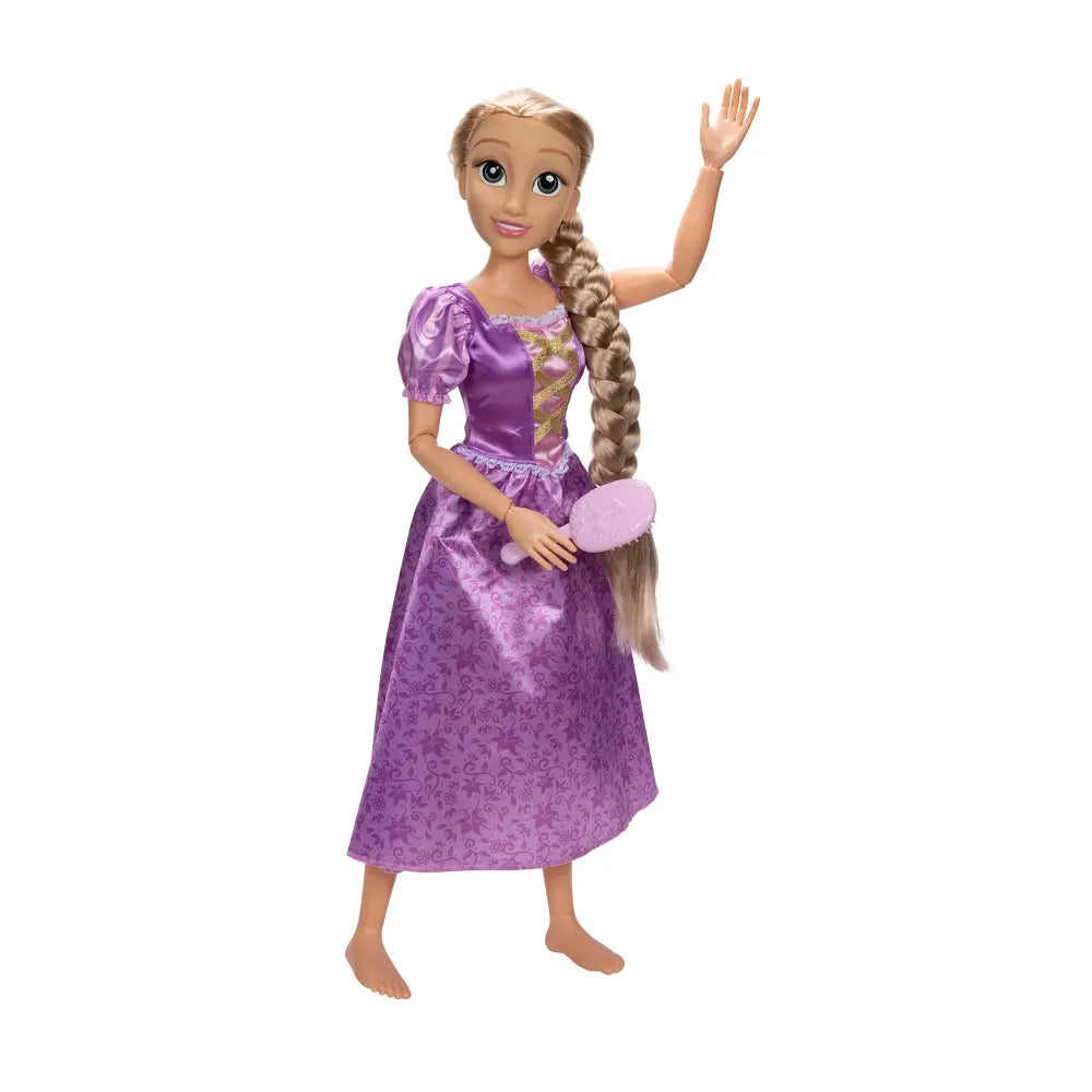 Disney Princess Playdate Rapunzel 32-Inch Doll with Hair Styling Accessories