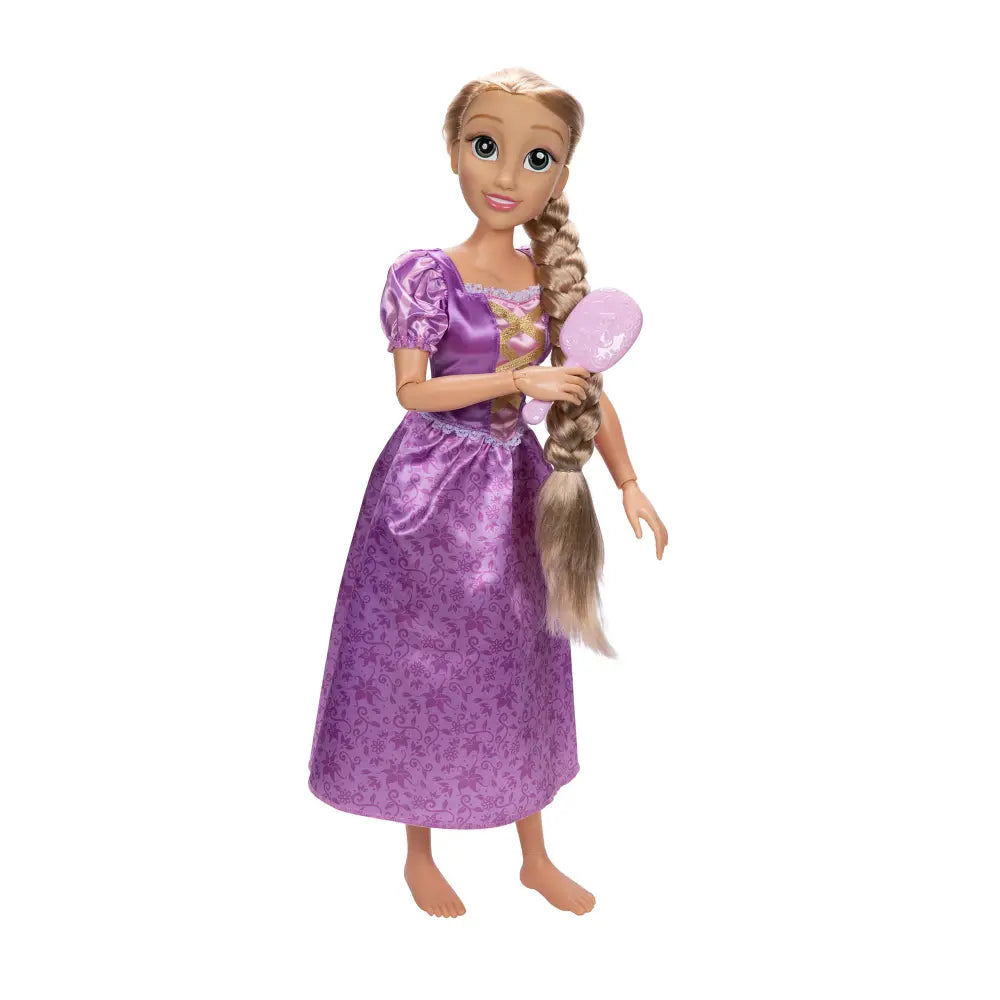 Disney Princess Playdate Rapunzel 32-Inch Doll with Hair Styling Accessories