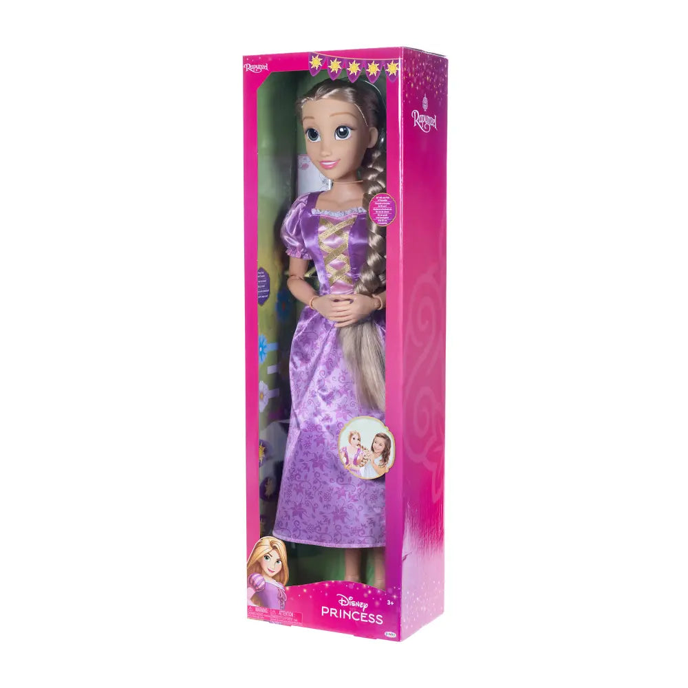 Disney Princess Playdate Rapunzel 32-Inch Doll with Hair Styling Accessories