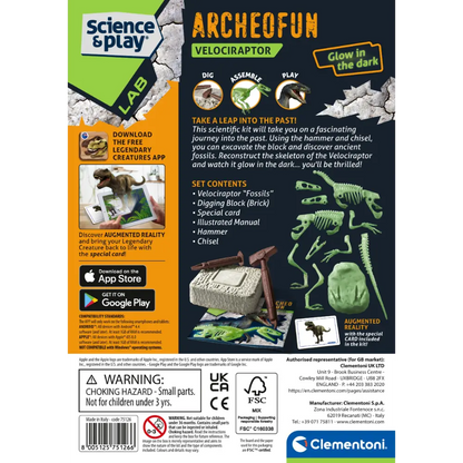 Clementoni Archeofun Velociraptor