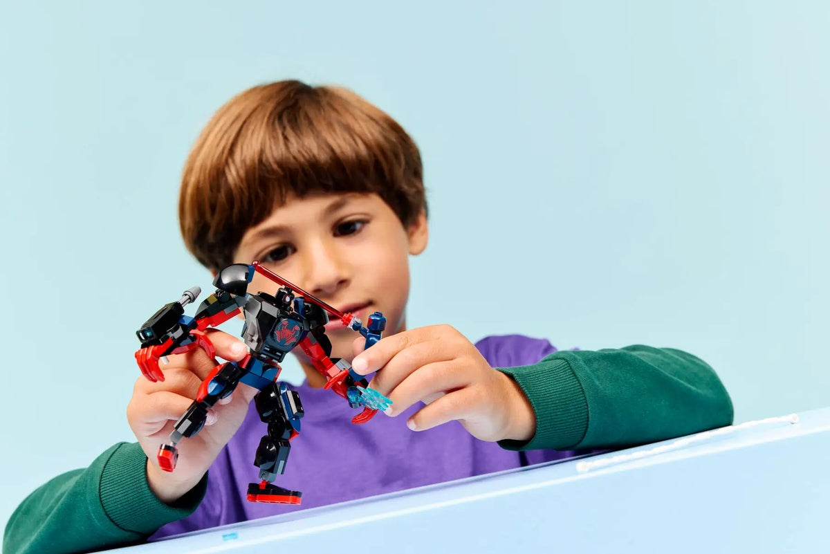Lego Marvel Miles Morales Mech Vs Spiderman