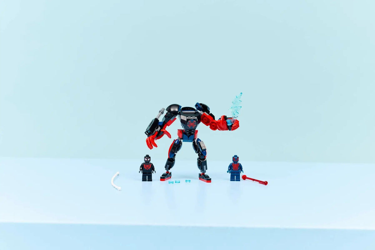 Lego Marvel Miles Morales Mech Vs Spiderman