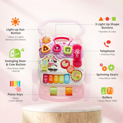 VTech Baby Walker Pink Battery Operated