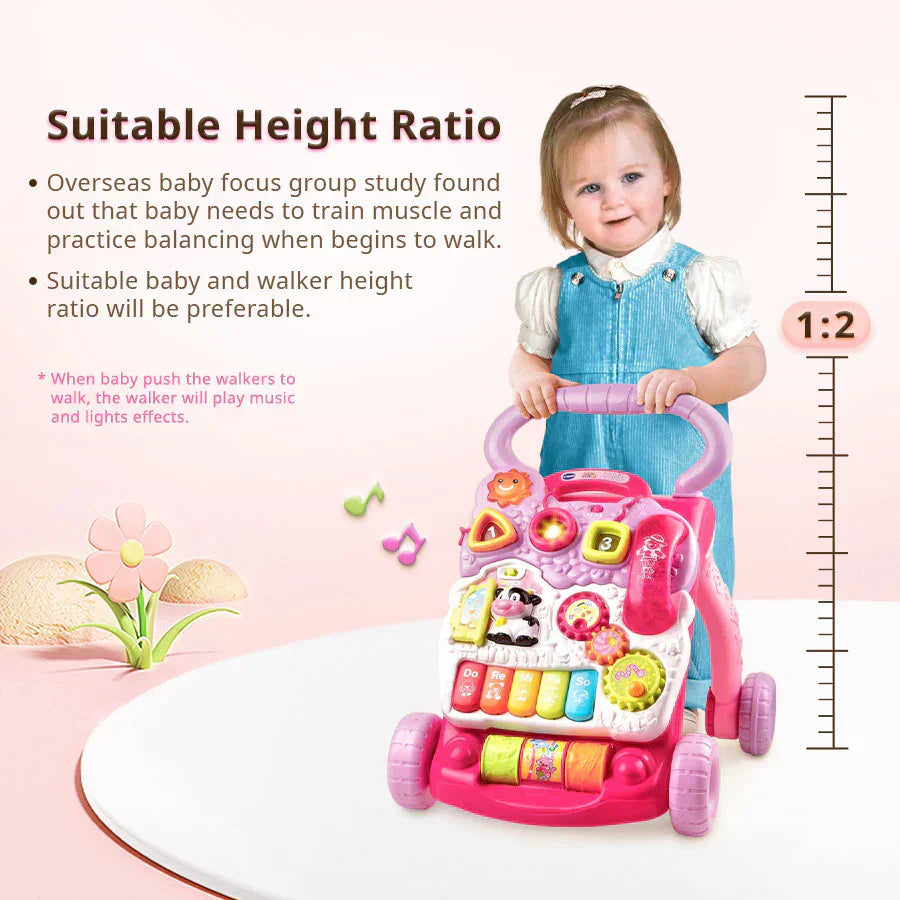 VTech Baby Walker Pink Battery Operated