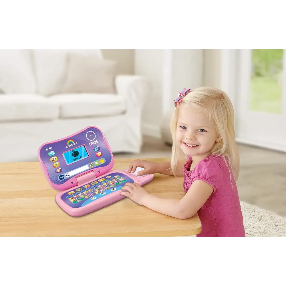 VTech New Black Laptop Pink - Kids Learning Toy for Toddlers & Preschool