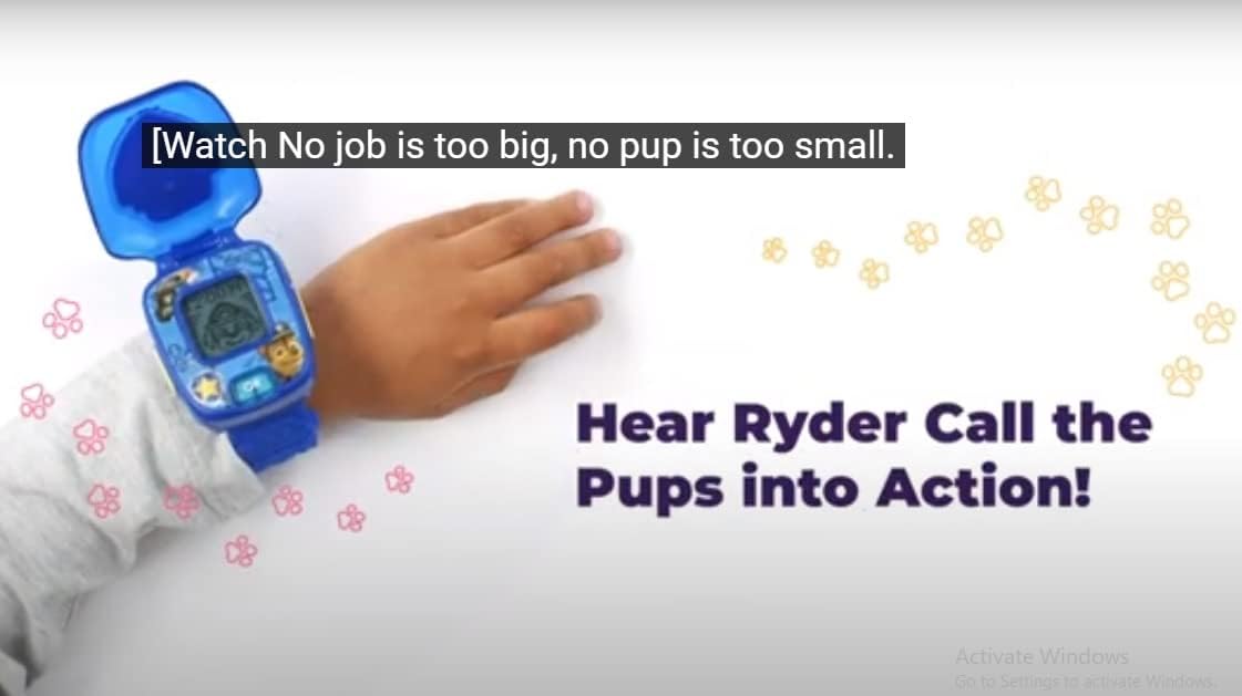 VTech PAW Patrol Chase Learning Watch for Kids