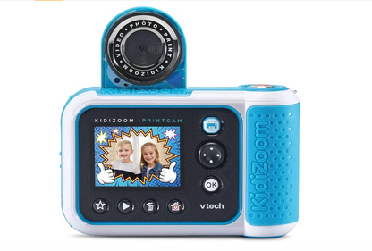 VTech KidiZoom PrintCam Instant Print Camera for Kids - Blue