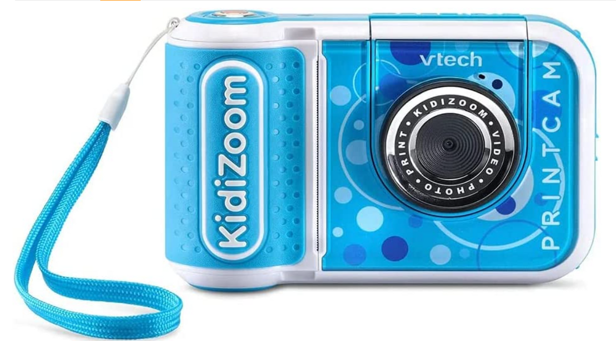 VTech KidiZoom PrintCam Instant Print Camera for Kids - Blue