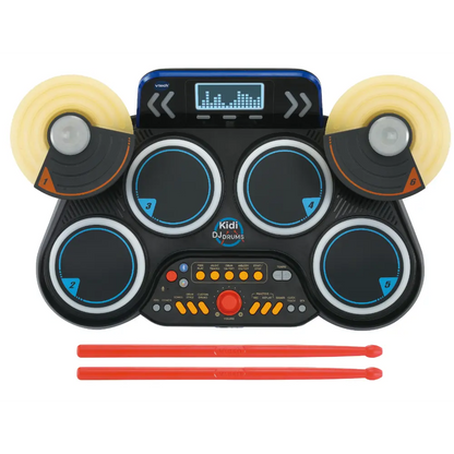 VTech Kidi DJ Drums - Electronic Drums with Light Effects and Learning Mode - For Children