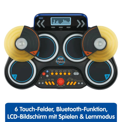 VTech Kidi DJ Drums - Electronic Drums with Light Effects and Learning Mode - For Children