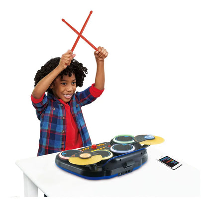VTech Kidi DJ Drums - Electronic Drums with Light Effects and Learning Mode - For Children