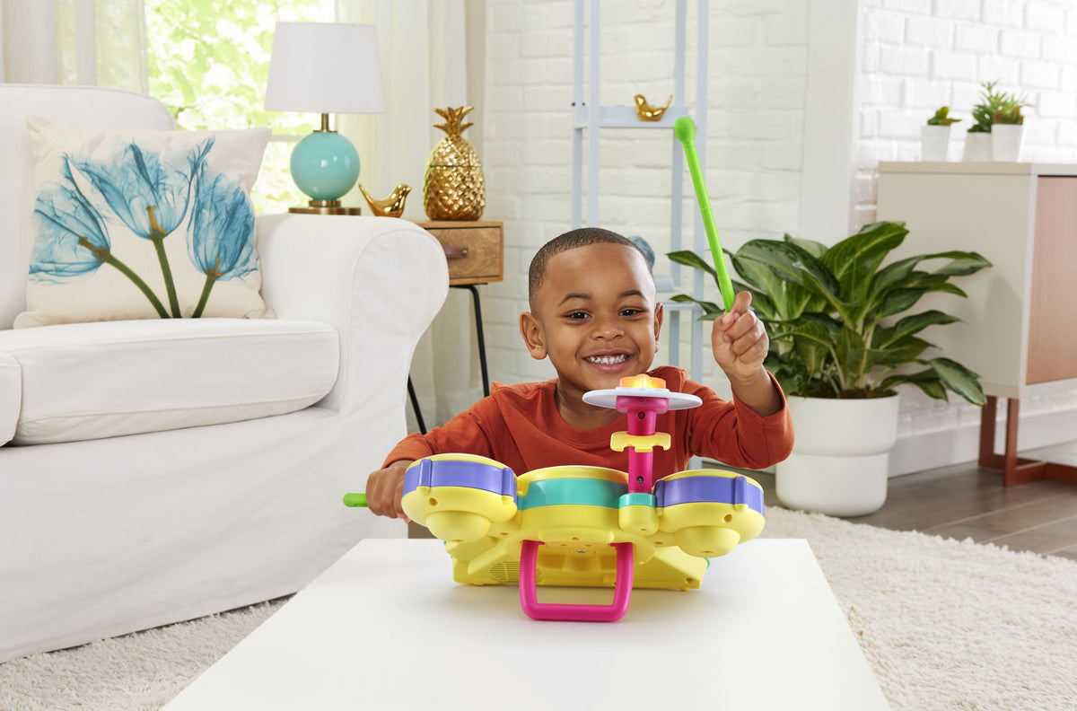 VTech Bluey Hooray Drum Set Interactive Musical Toy