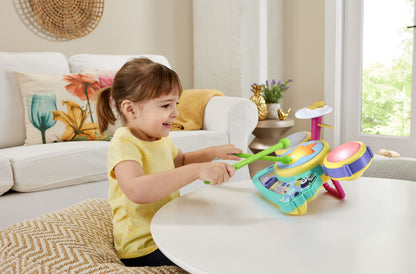VTech Bluey Hooray Drum Set Interactive Musical Toy