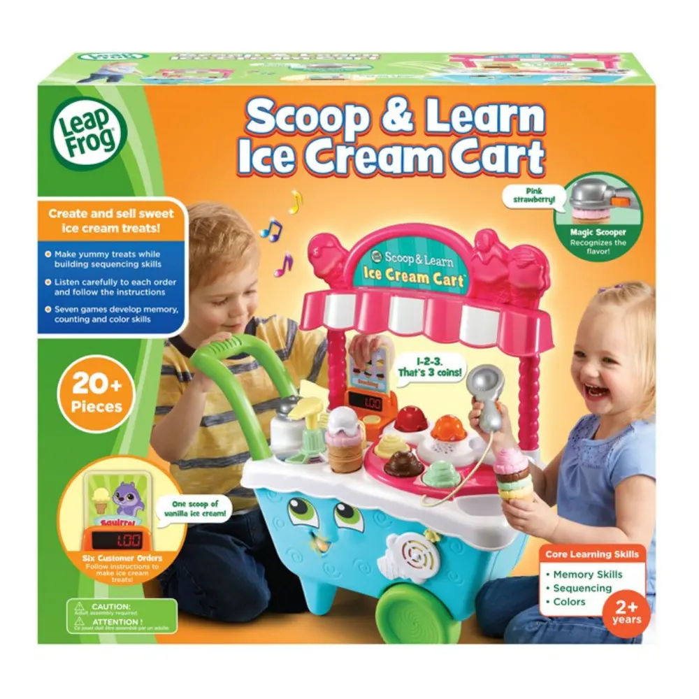 LeapFrog Scoop & Learn Ice Cream Cart Playset