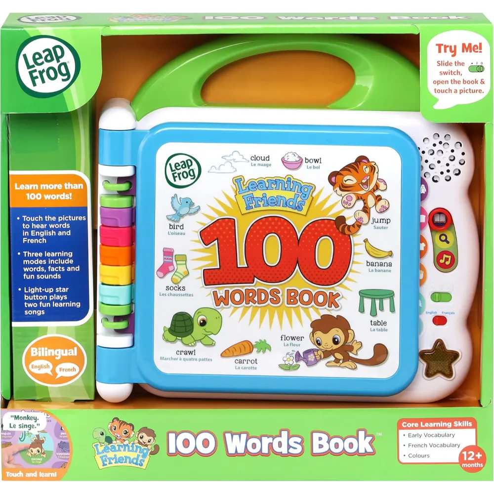 Leapfrog 100 Friends Words Book English France