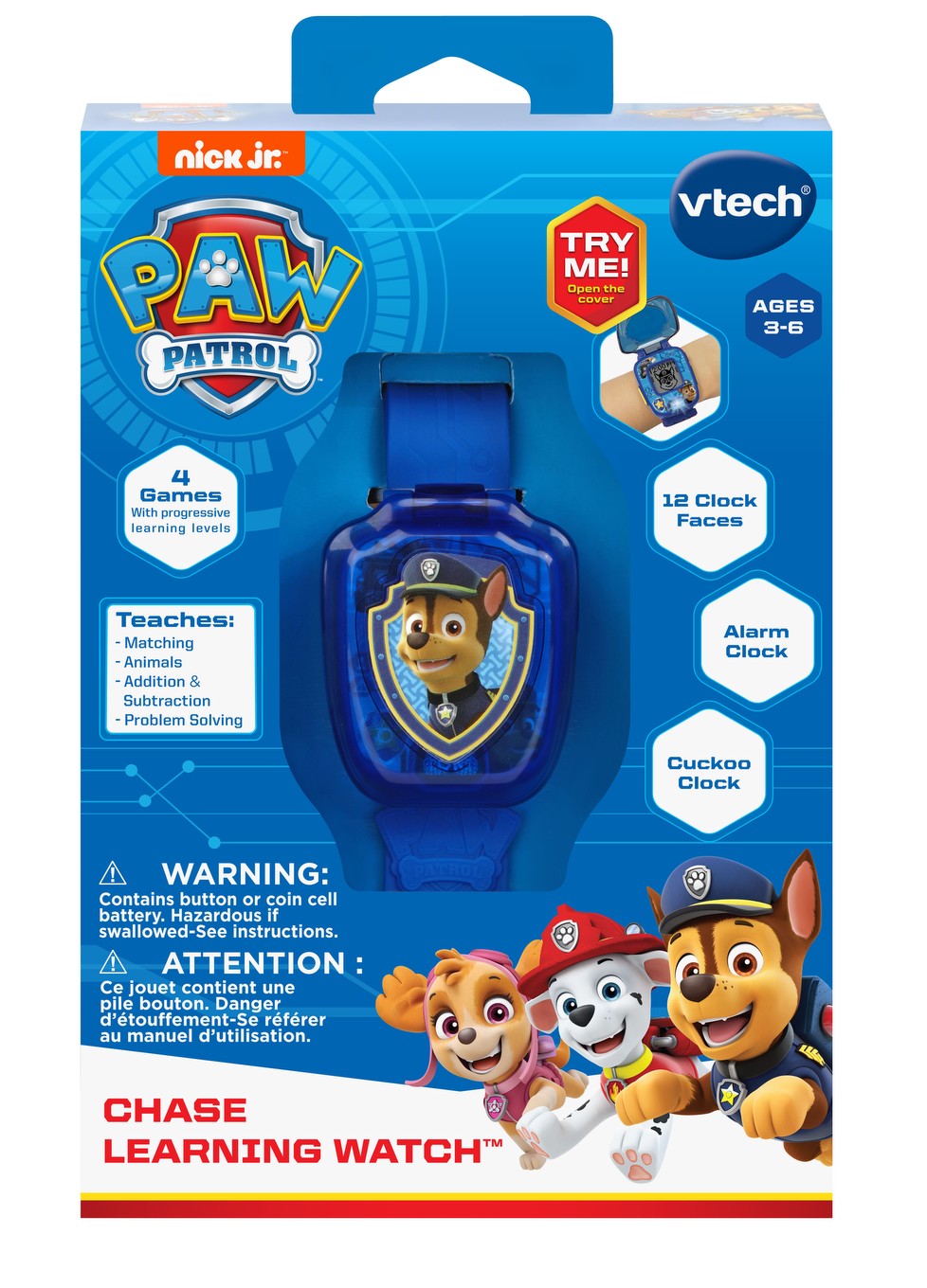 VTech Paw Patrol Chase Learning Watch