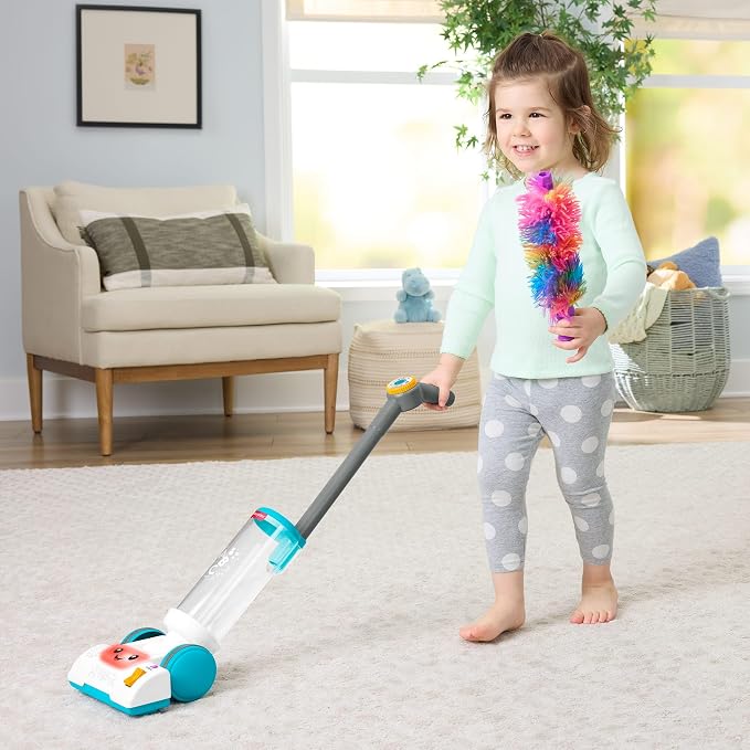 Fisher-Price Laugh & Learn 2-in-1 Learning Vacuum Toy