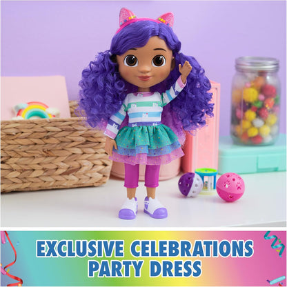 Gabby's Dollhouse, Sing & Celebrate Gabby Girl Doll 30cm