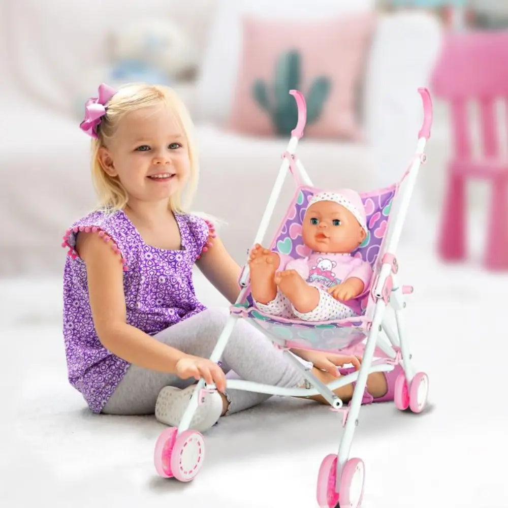 Baby Amoura Stroller Set With Doll 16 Inch Series 1