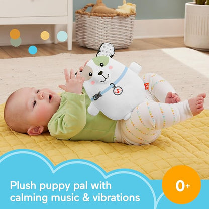 Fisher-Price Calming Vibes Puppy Baby Soother Toy
