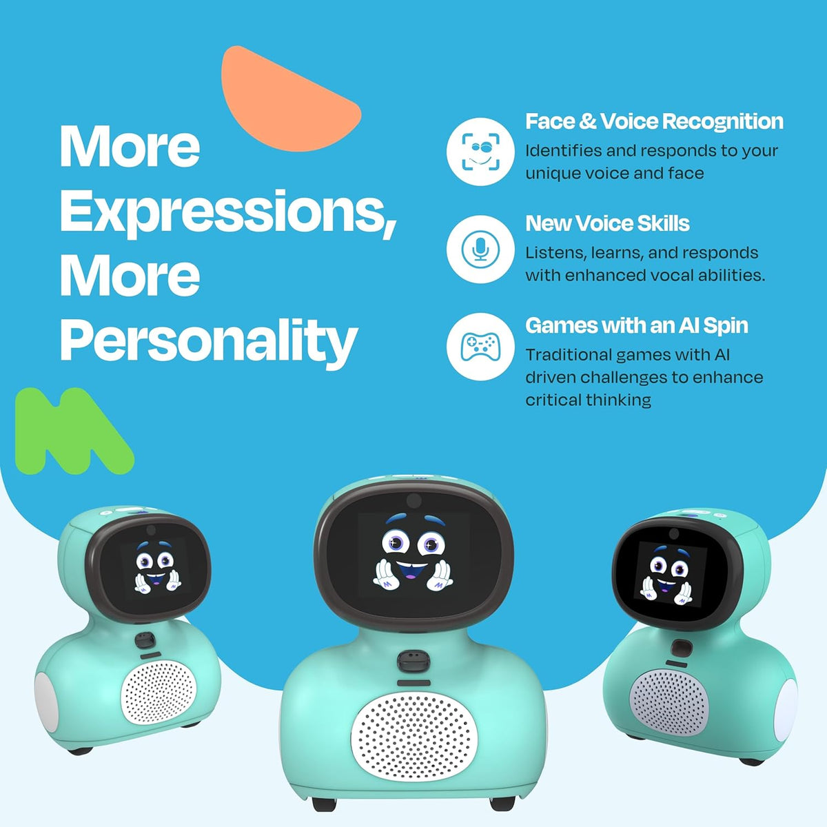 Miko Mini AI Learning Coach Educational Robot for Kids