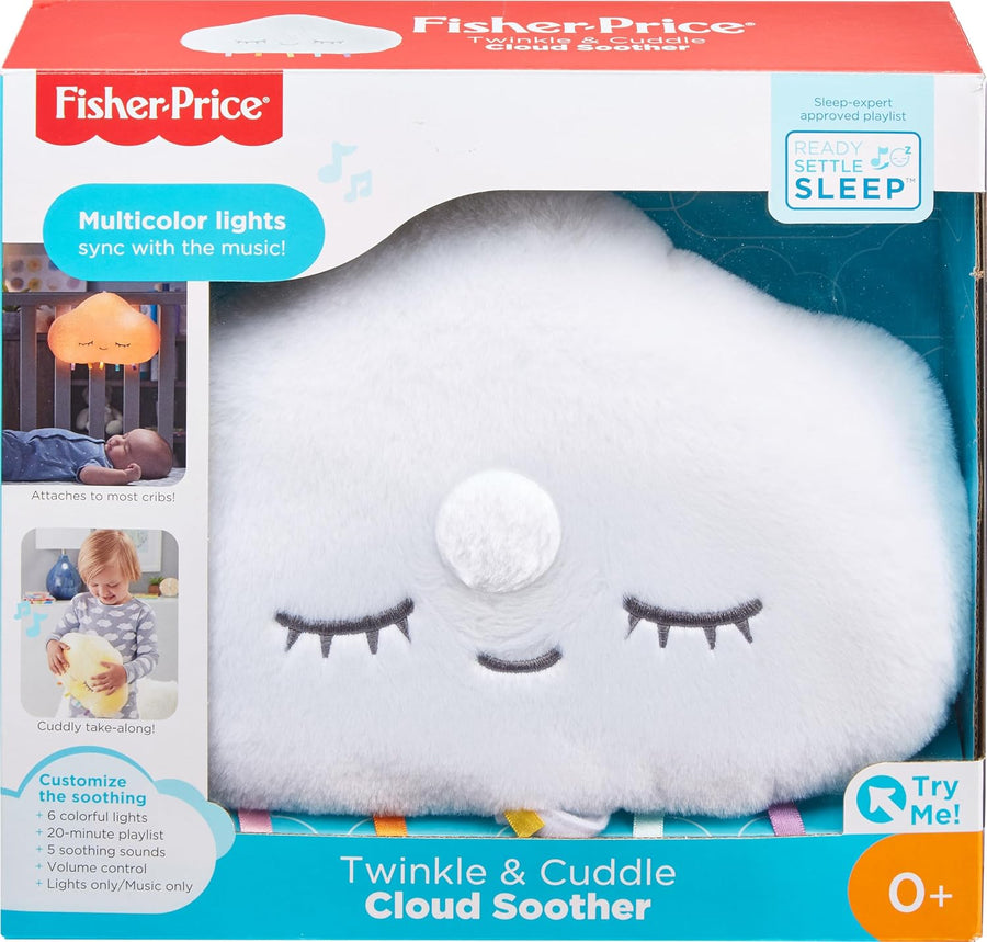 Fisher-Price Twinkle & Cuddle Cloud Baby Soother Toy