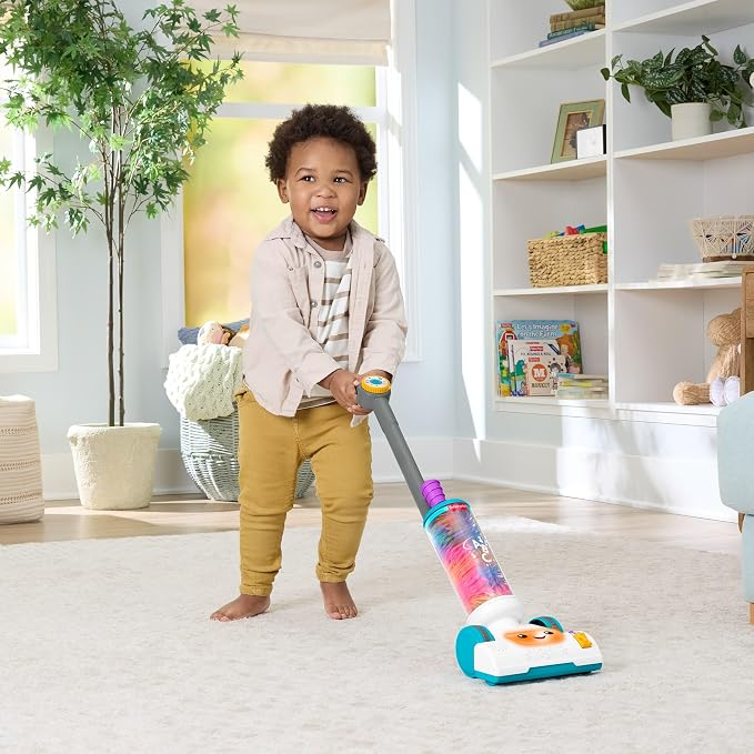 Fisher-Price Laugh & Learn 2-in-1 Learning Vacuum Toy
