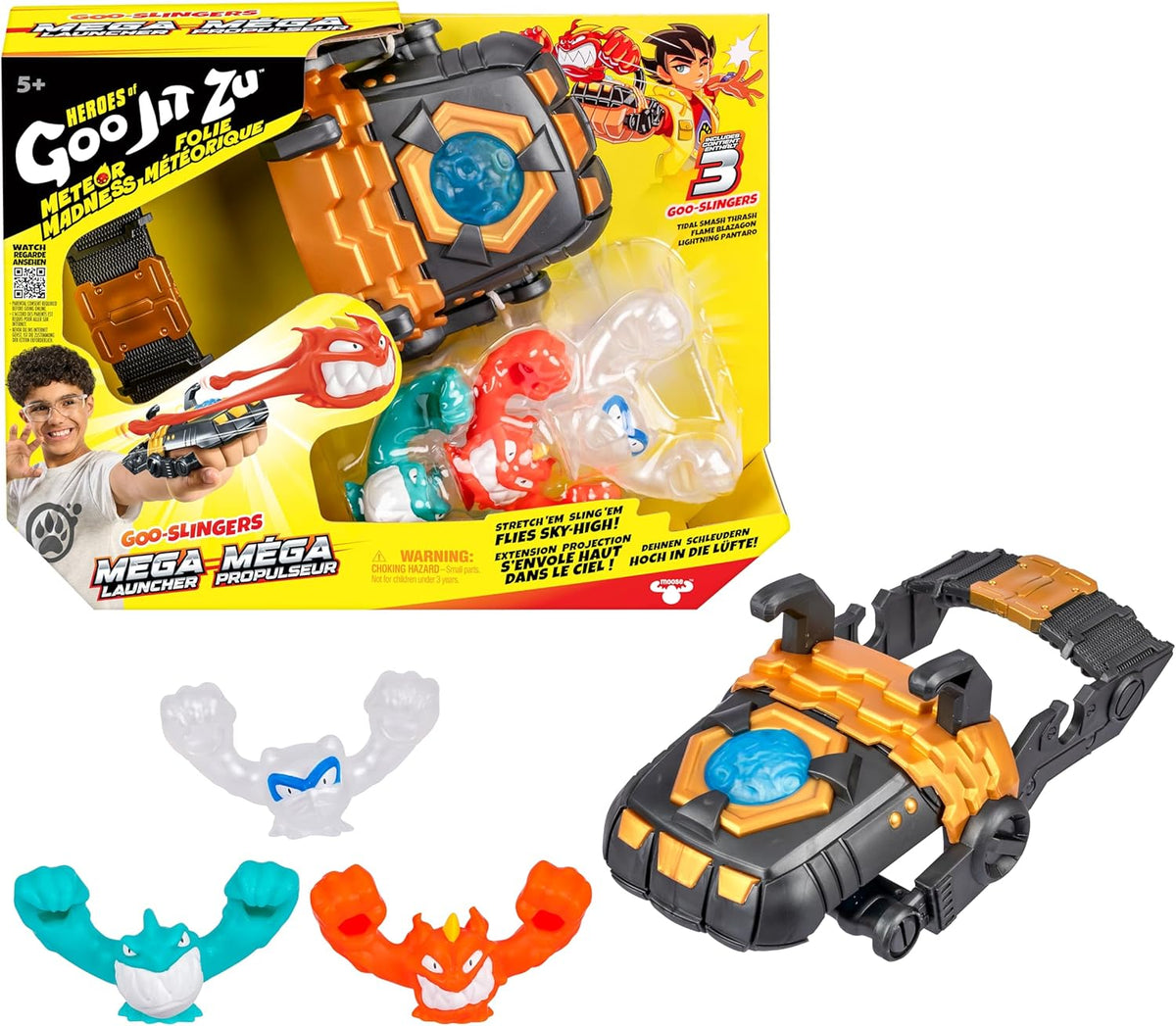 Goojitzu Mmdns Goo Slingers Launcher Action Figures