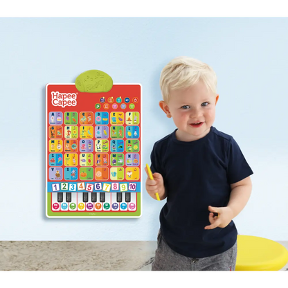 Hapee Capee Bilingual Alphabet Poster English & Arabic Battery Operated