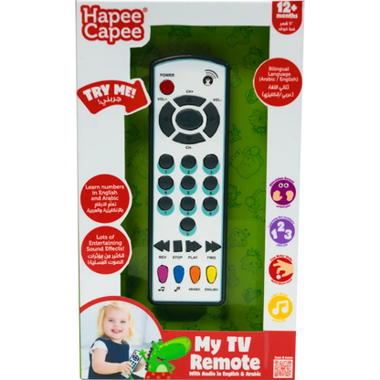 Hapee Capee My Tv Controller English/Arabic Battery Operated
