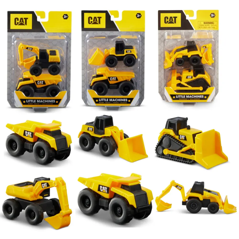 Cat Mini Machines 3 Inch 2-Piece in 1 Pack Assortment