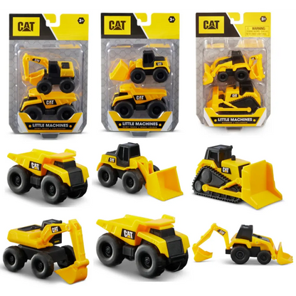 Cat Mini Machines 3 Inch 2-Piece in 1 Pack Assortment