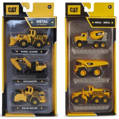 CAT Die-Cast Metal 4-Inch 3 Pack Assortment