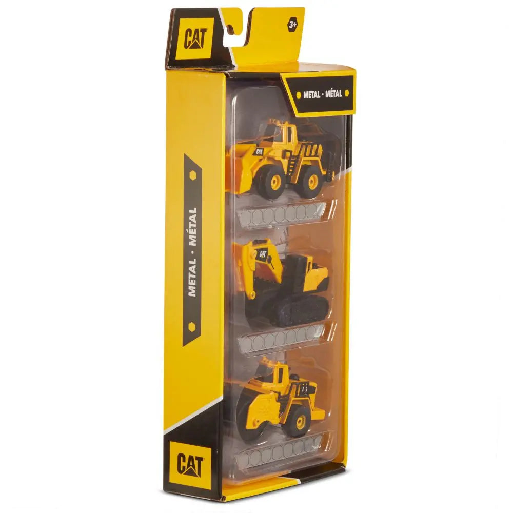 CAT Die-Cast Metal 4-Inch 3 Pack Assortment