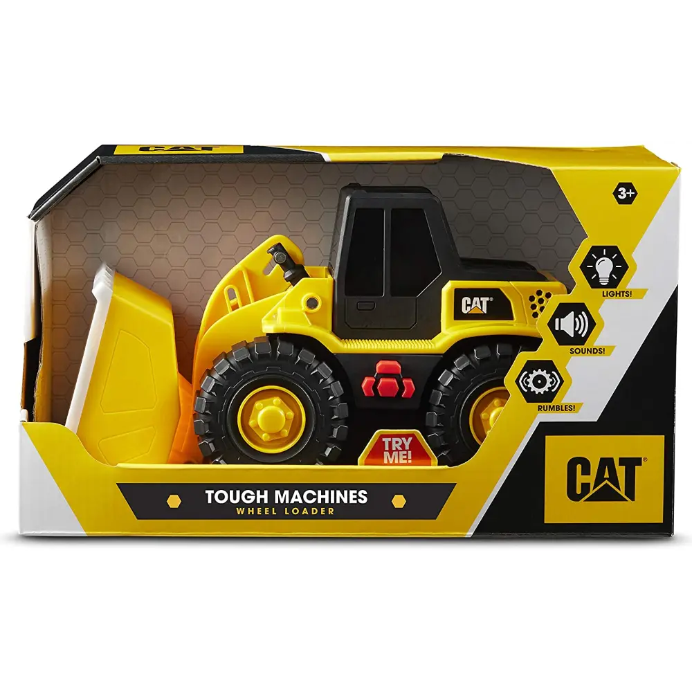 CAT Light & Sound Tough Machines 10-Inch Battery-Operated, Assortment