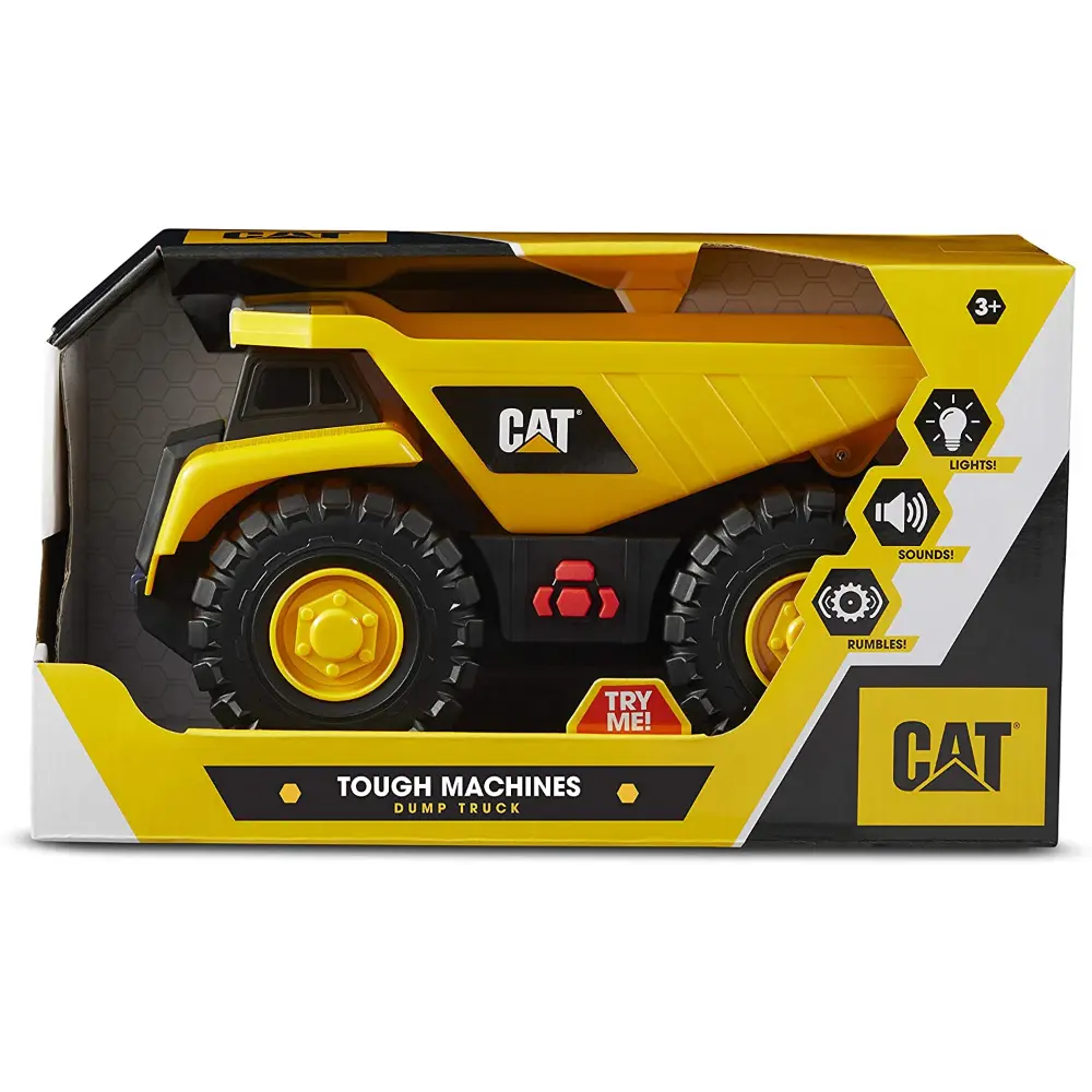 CAT Light & Sound Tough Machines 10-Inch Battery-Operated, Assortment