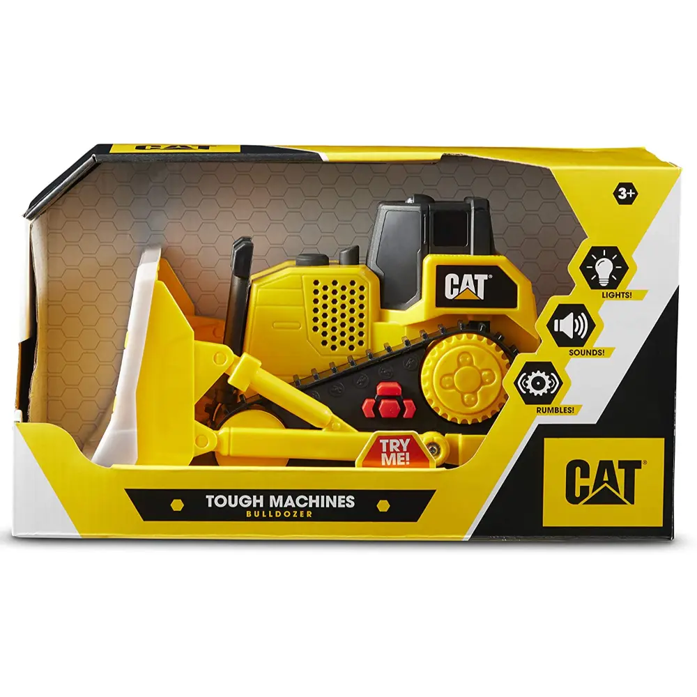 CAT Light & Sound Tough Machines 10-Inch Battery-Operated, Assortment