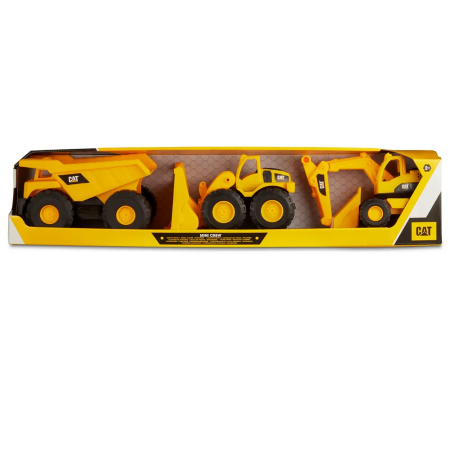 CAT Mini Crew Worker 7 Inch3 pack