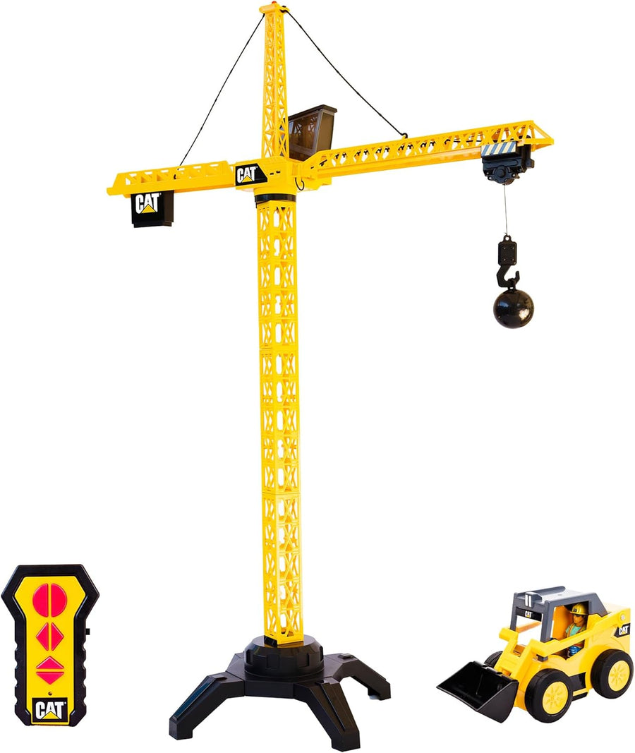 CAT Jumbo Power Crane Set Remote Controlled Construction Toy for Kids