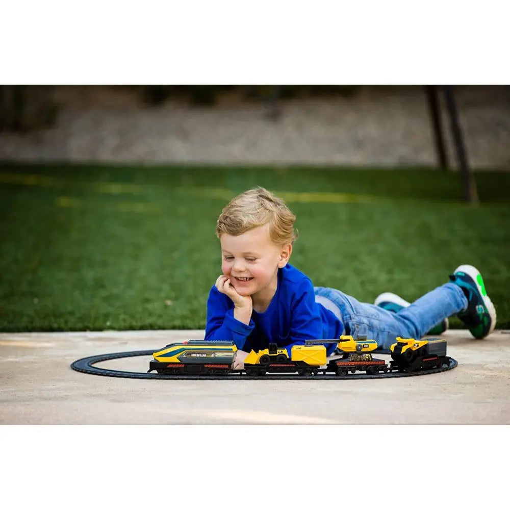 CAT Little Machine Power Tracks Train Set