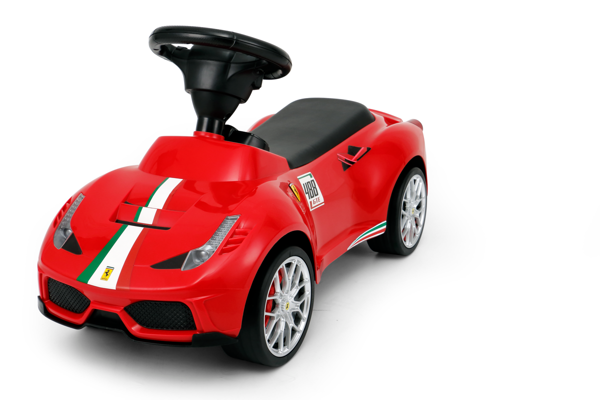 Power Wheelz Ride-On Ferrari 488 Pushcar for Toddlers