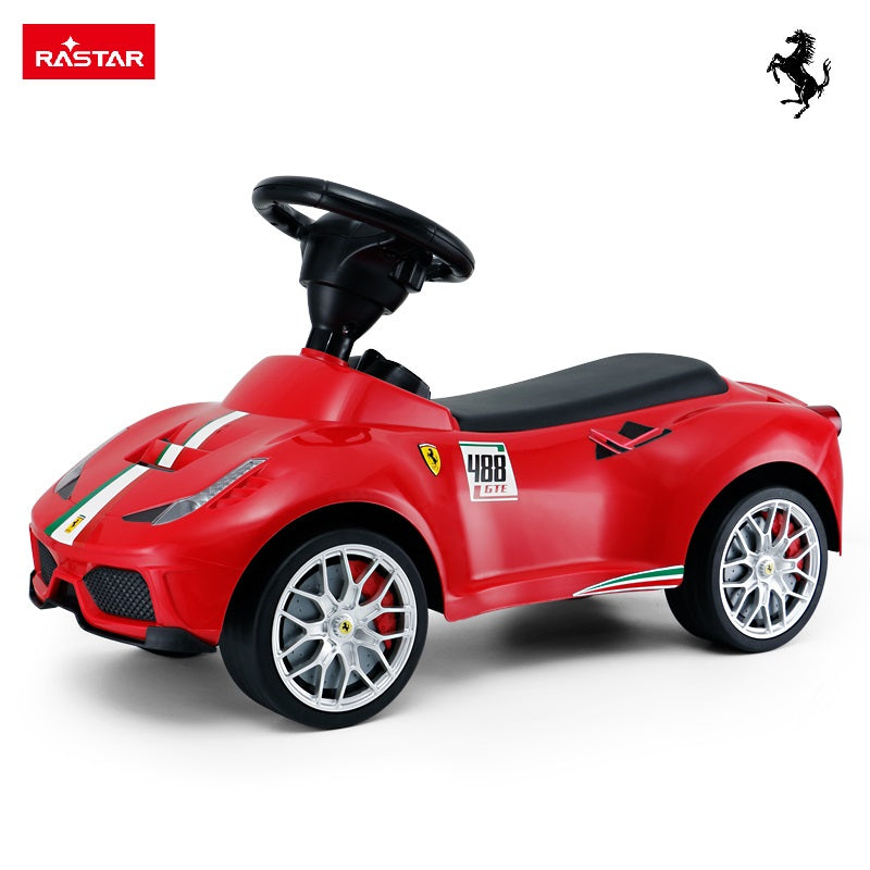 Power Wheelz Ride-On Ferrari 488 Pushcar for Toddlers