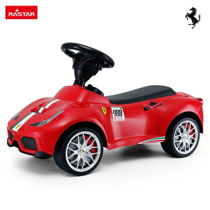 Power Wheelz Ride-On Ferrari 488 Pushcar for Toddlers