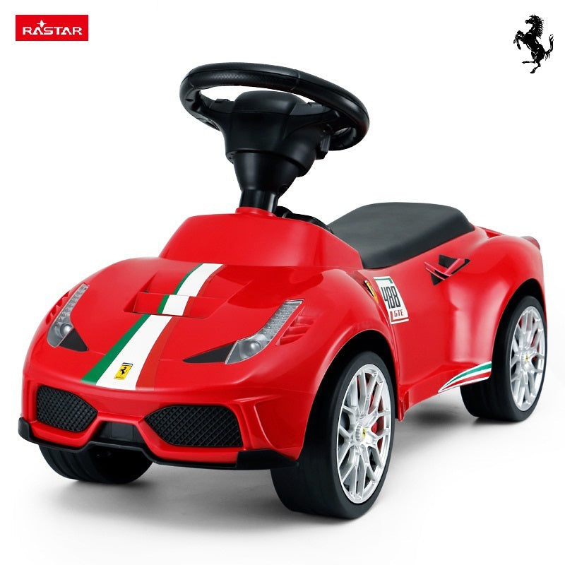 Power Wheelz Ride-On Ferrari 488 Pushcar for Toddlers