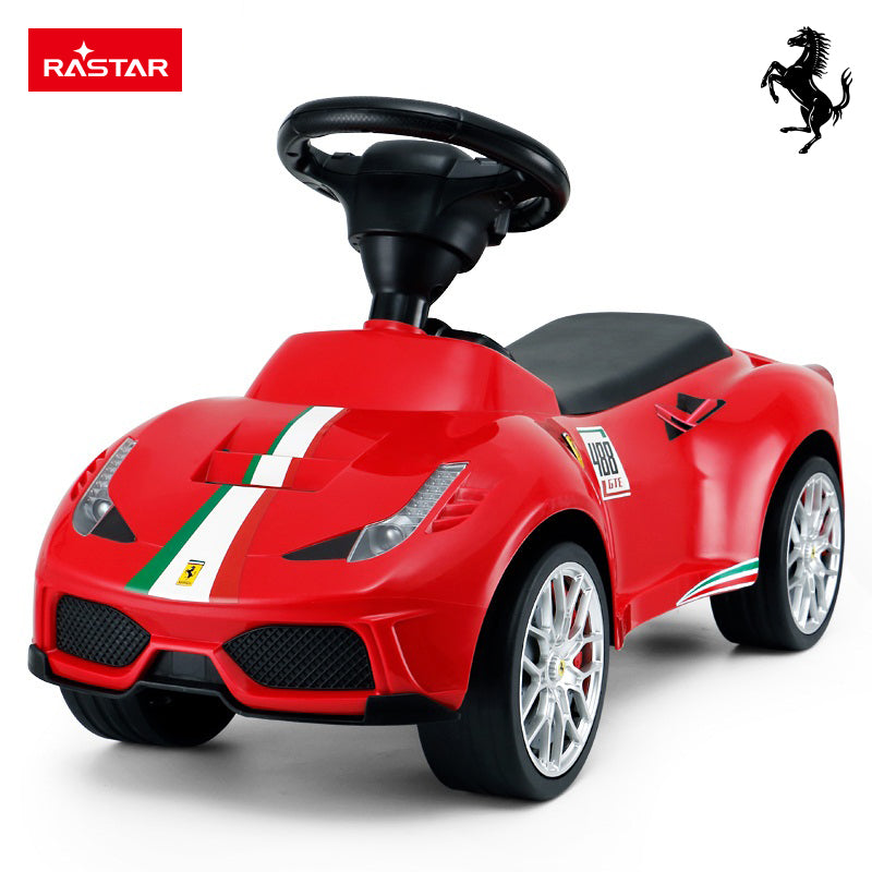 Power Wheelz Ride-On Ferrari 488 Pushcar for Toddlers