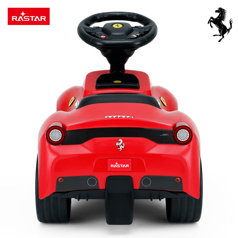 Power Wheelz Ride-On Ferrari 488 Pushcar for Toddlers
