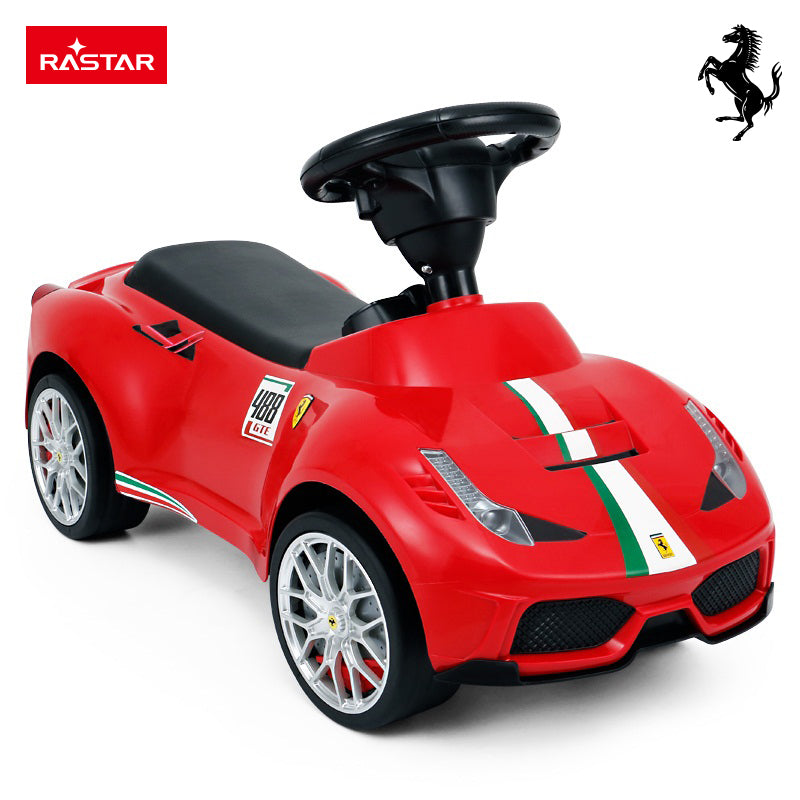 Power Wheelz Ride-On Ferrari 488 Pushcar for Toddlers