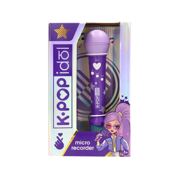 K-POP Idol Micro Recorder Toys for Kids Battery-Operated