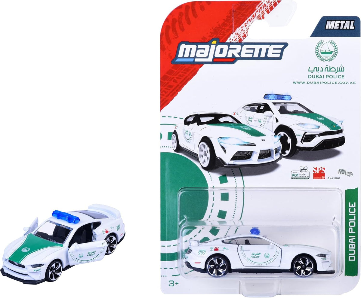Majorette Dubai Police Die-Cast Single Pack Ford Mustang GT