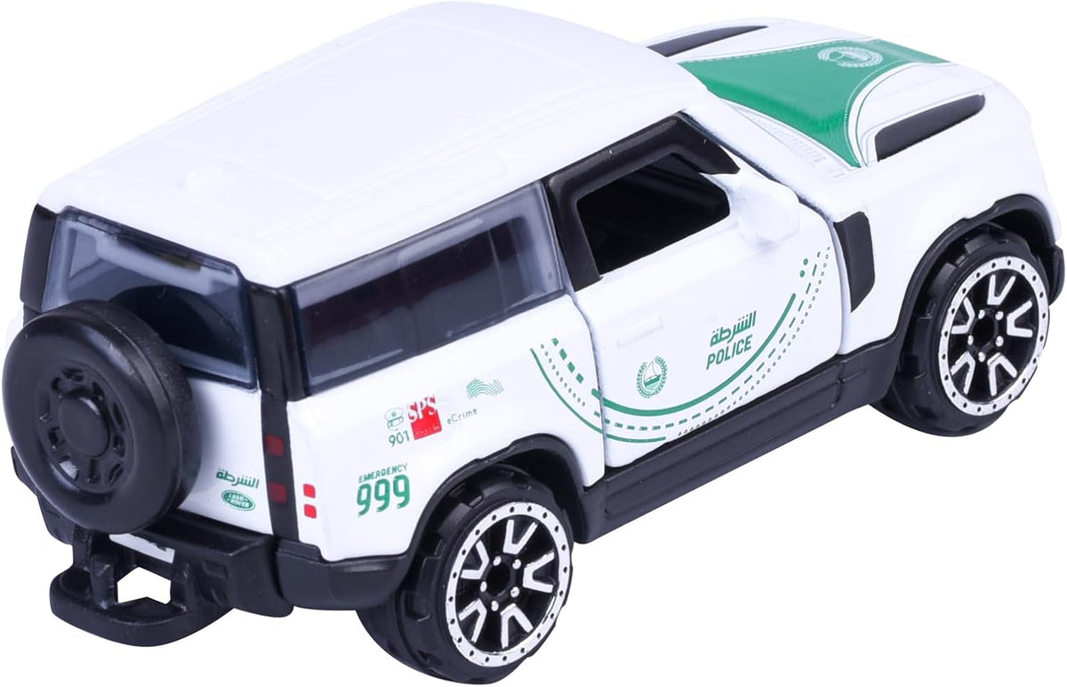 Majorette Dubai Police Die-Cast Deluxe Land Rover 1:64